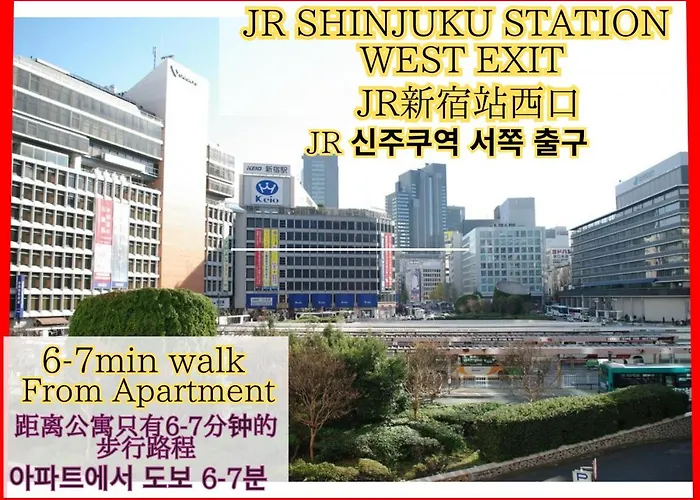 Best Located Shinjuku Central Full-Furnished Apartment 3Minwalk To Station1