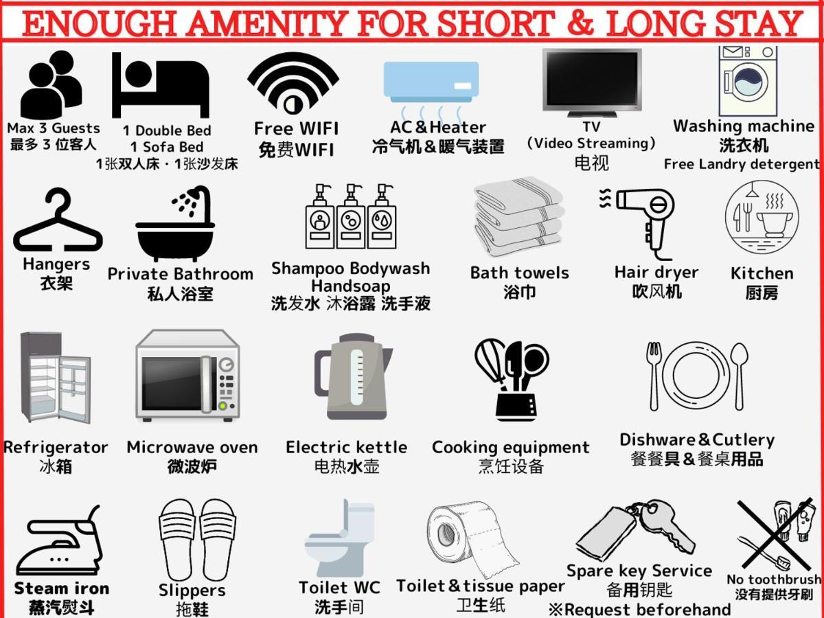 Located Shinjuku Full-furnished 3minwalk To Station1 アパート *